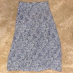 Brandy Melville animal printed midi skirt
